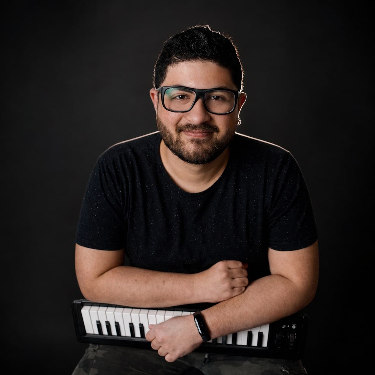 Davih Silveira ao teclado